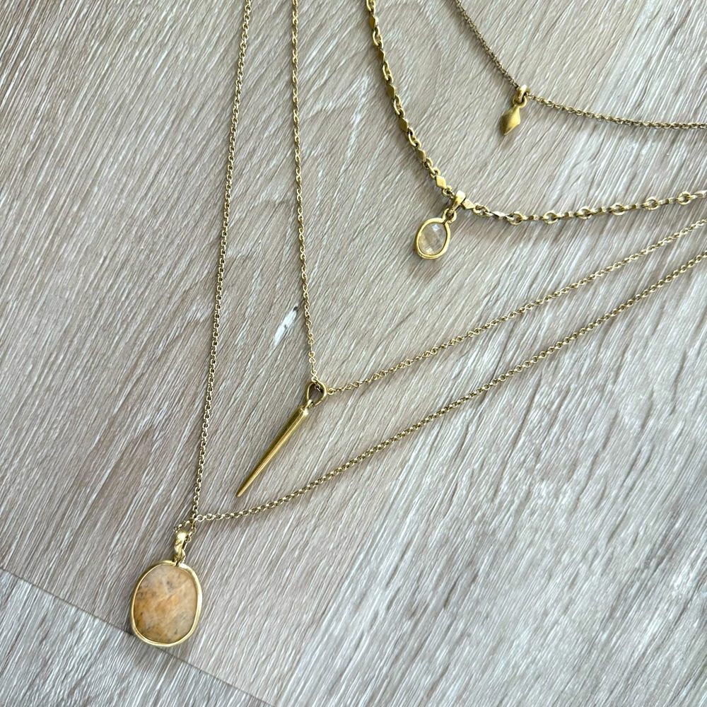 Lucky Brand boho tiered necklace